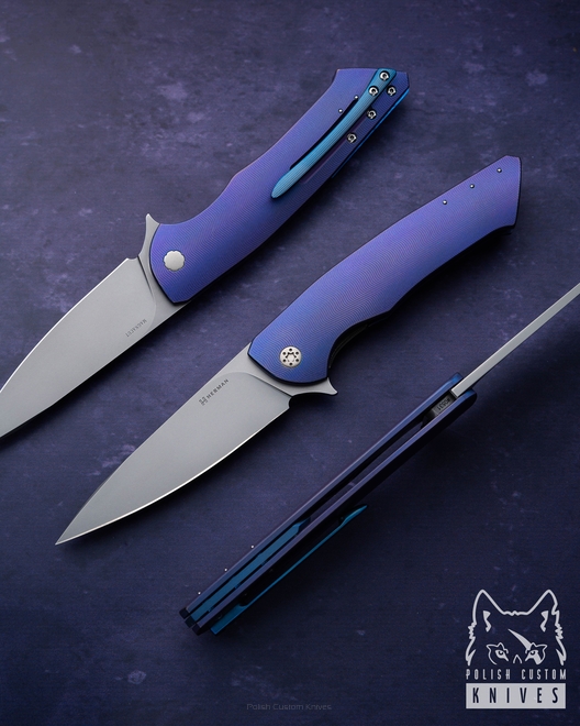 FOLDING KNIFE FOLDER SLIM #0531 MAGNACUT HERMAN KNIVES