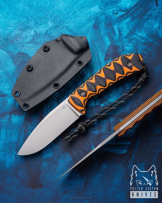 HUNTING SURVIVAL KNIFE FLINT 9 ELMAX G10 AK