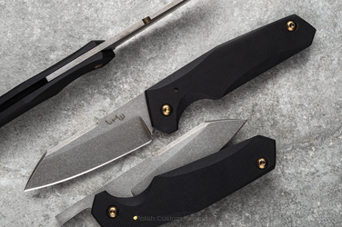 FOLDING KNIFE WORM 1 BLACK G10 LKW 