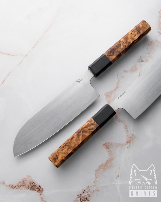 KITCHEN KNIFE SANTOKU 180 25 K110 PABIŚ KNIVES