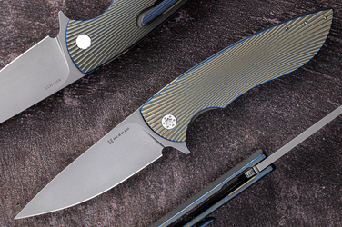 FOLDING KNIFE FOLDER STING #0771 MAGNACUT HERMAN KNIVES