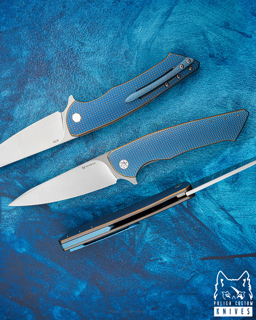 FOLDING KNIFE FOLDER SLIM #0699 M390 HERMAN KNIVES