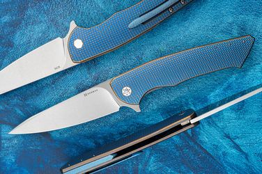 FOLDING KNIFE FOLDER SLIM #0699 M390 HERMAN KNIVES