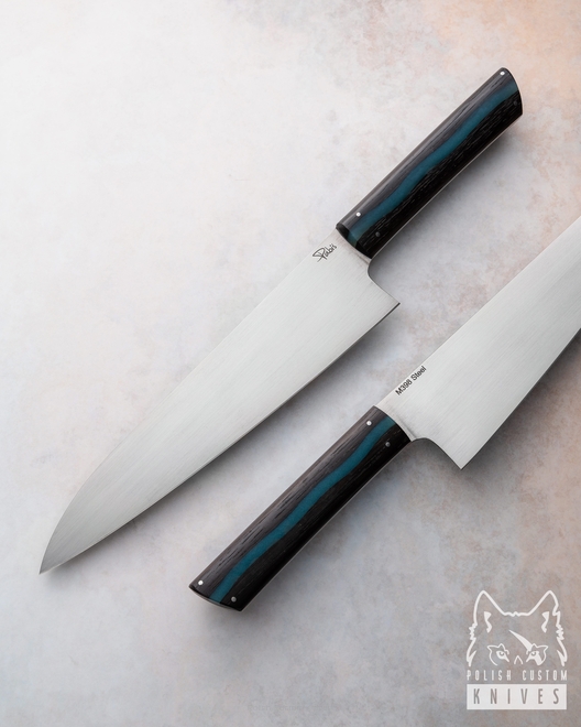 KITCHEN KNIFE CHEF 210 36 HYBRID M398 PABIS KNIVES
