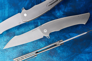 FOLDING KNIFE FOLDER OVIUM #0163 M398 HERMAN KNIVES