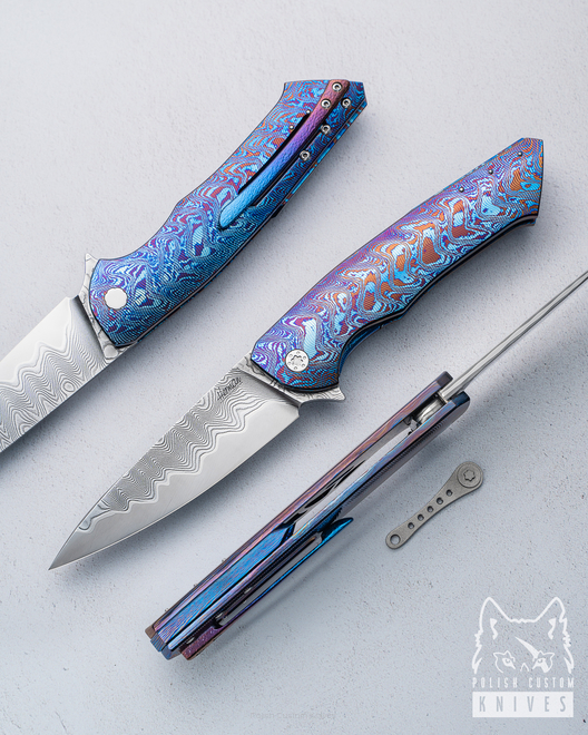 FOLDING KNIFE FOLDER SLIM 1 GRIMAKO TIMASCUS HERMAN