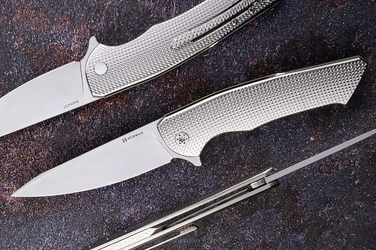 FOLDING KNIFE FOLDER SLIM #0690 MAGNACUT HERMAN KNIVES