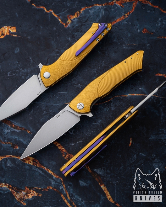 FOLDING KNIFE FOLDER BEE #0087 RWL34 OERLIKON HERMAN KNIVES