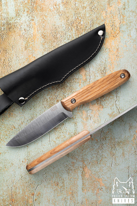 SURVIVAL KNIFE WAVE 1 80CRV2 ASH WOOD ZA-PAS KNIVES