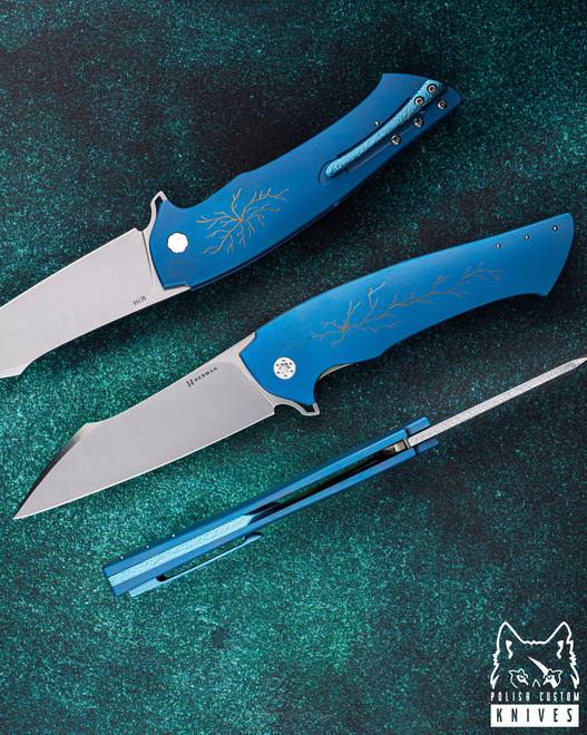 FOLDING KNIFE FOLDER OVIUM GENERATION 2 #0104 M398 HERMAN KNIVES