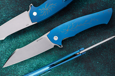 FOLDING KNIFE FOLDER OVIUM GENERATION 2 #0104 M398 HERMAN KNIVES