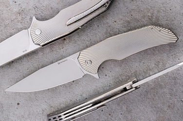 FOLDING KNIFE FOLDER DRAGONFLY #0515 M398 HERMAN KNIVES