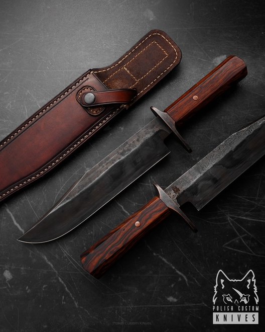 LARGE EXCLUSIVE TACTICAL SURVIVAL CLASSIC BOWIE KNIFE INSPIRED BY THE GAME 'RED DEAD REDEMPTION 2' 2 SILESIA KNIVES