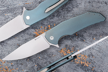 FOLDING KNIFE FOLDER DRAGONFLY #0502 M398 HERMAN KNIVES