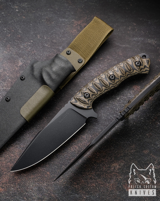 TACTICAL SURVIVAL KNIFE TAJGA 3 MICARTA SIMON'S
