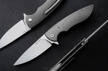 FOLDING KNIFE FOLDER STING #0903 M390 HERMAN KNIVES