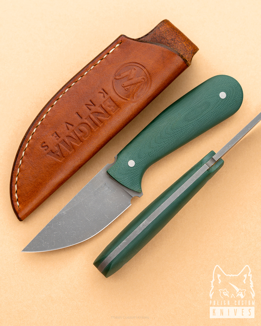 KNIFE URBAN NECK, EDC ENIGMA KNIVES 10 TWO SHEATHS M390