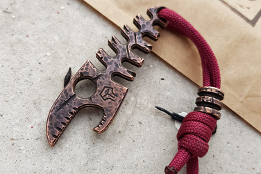 Tactical Fish Copper with copper beads "Pirate scars"