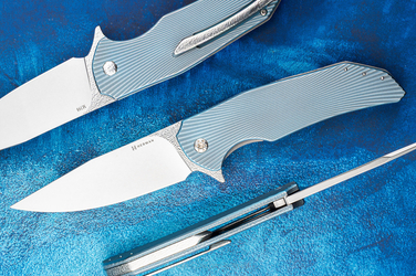 FOLDING KNIFE FOLDER DRAGONFLY #0540 M398 HERMAN KNIVES