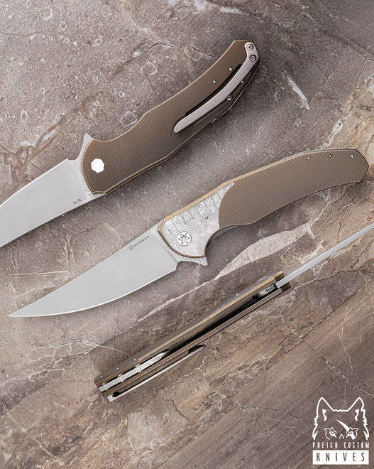 FOLDING KNIFE FOLDER ISHTAR #0618 M398 HERMAN KNIVES