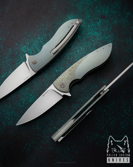 FOLDING KNIFE FOLDER STING #0892 MAGNACUT HERMAN KNIVES