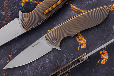 FOLDING KNIFE FOLDER STING #0798 MAGNACUT HERMAN KNIVES