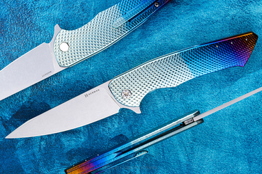 FOLDING KNIFE FOLDER SLIM #0689 MAGNACUT HERMAN KNIVES