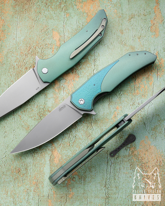 FOLDING KNIFE FOLDER DRAGONFLY 206 M398 HERMAN KNIVES