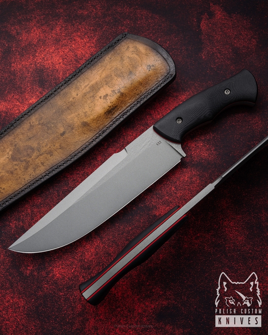 BIG TACTICAL SURVIVAL KNIFE BOWIE 1 O2 G10  TD