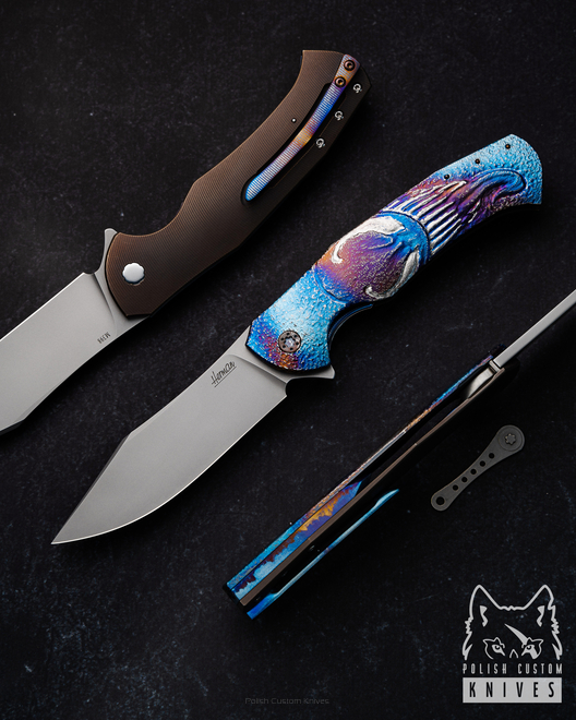 FOLDING KNIFE FOLDER MANTIS VENOM 1 M398 HERMAN PIMPED by MICHO