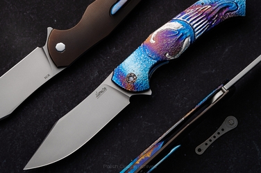 FOLDING KNIFE FOLDER MANTIS VENOM 1 M398 HERMAN PIMPED by MICHO