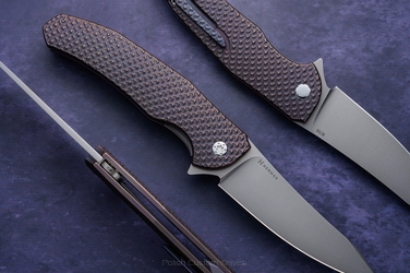 FOLDING KNIFE FOLDER ISHTAR #0639 M398 LEFTY HERMAN KNIVES