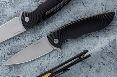 FOLDING KNIFE FOLDER STING #0847 MAGNACUT DLC HERMAN KNIVES