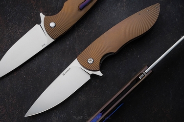 FOLDING KNIFE FOLDER BIG STING #0039 M398 HERMAN KNIVES