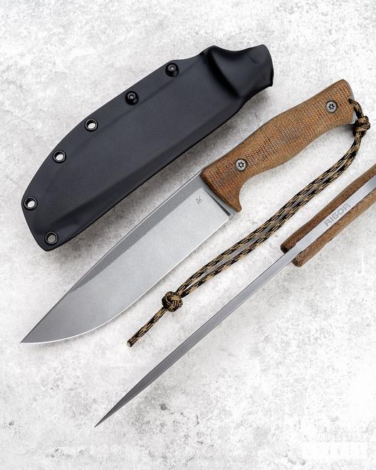 SURVIVAL KNIFE KRYPTON 170 MICARTA 2 TORX RIGOR AK