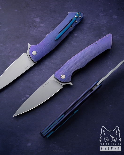 FOLDING KNIFE FOLDER SLIM #0535 MAGNACUT HERMAN KNIVES