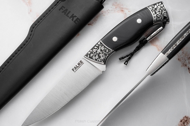 HUNTING KNIFE HUNTER LONG HL 005 D2 G10 FALKE KNIVES