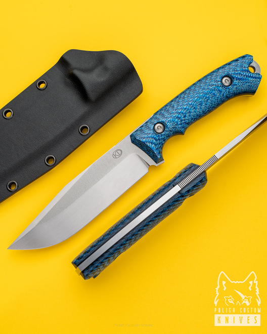 TACTICAL HUNTING KNIFE CAYMAN 3 ELMAX BLUE TWILL KD