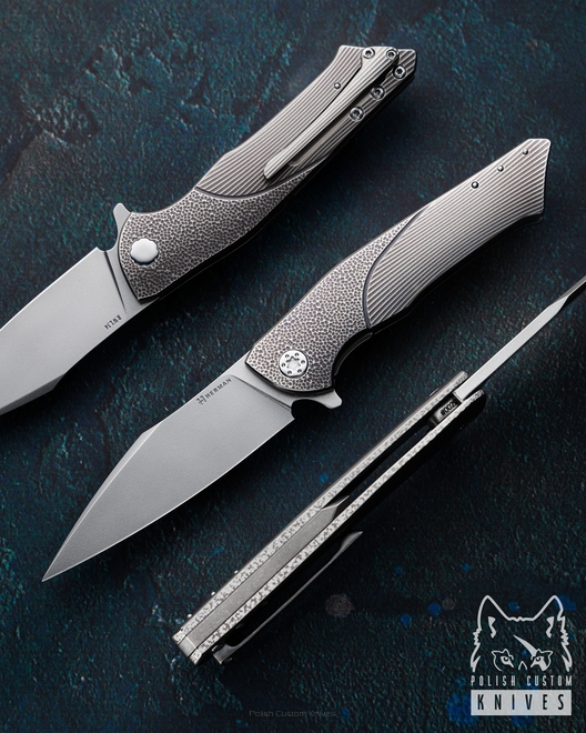 FOLDING KNIFE FOLDER BEE 29 RWL34 HERMAN KNIVES