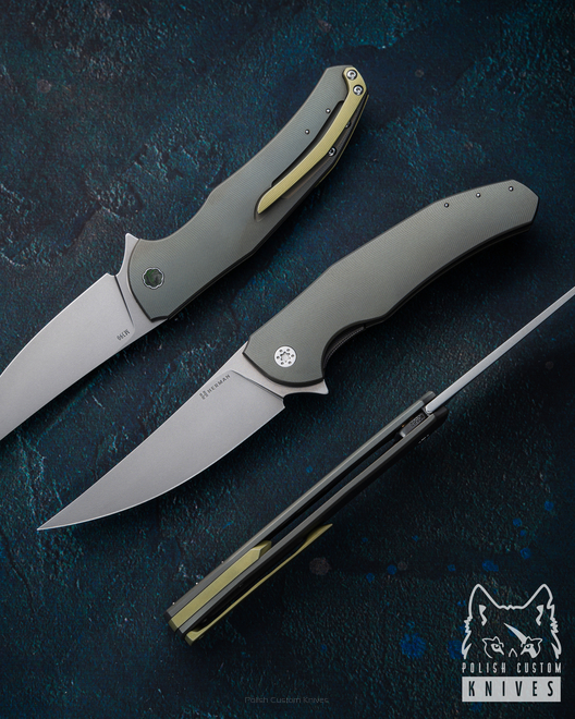 FOLDING KNIFE FOLDER ISHTAR 562 M390 HERMAN KNIVES