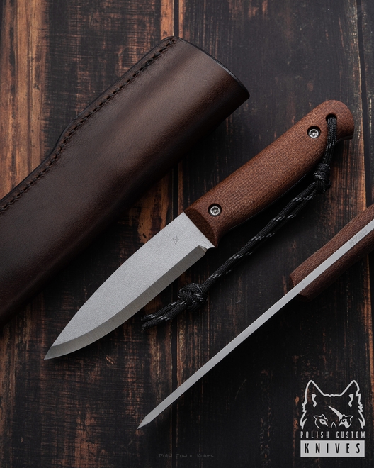 SURVIVAL KNIFE BUSHCRAFT 20 K720 O2 MICARTA AK
