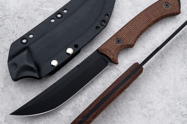 TACTICAL KNIFE PHANTOM BLACK LKW MICARTA