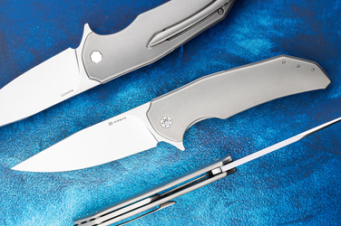 FOLDING KNIFE FOLDER DRAGONFLY #0530 ( C0057 ) HERMAN KNIVES