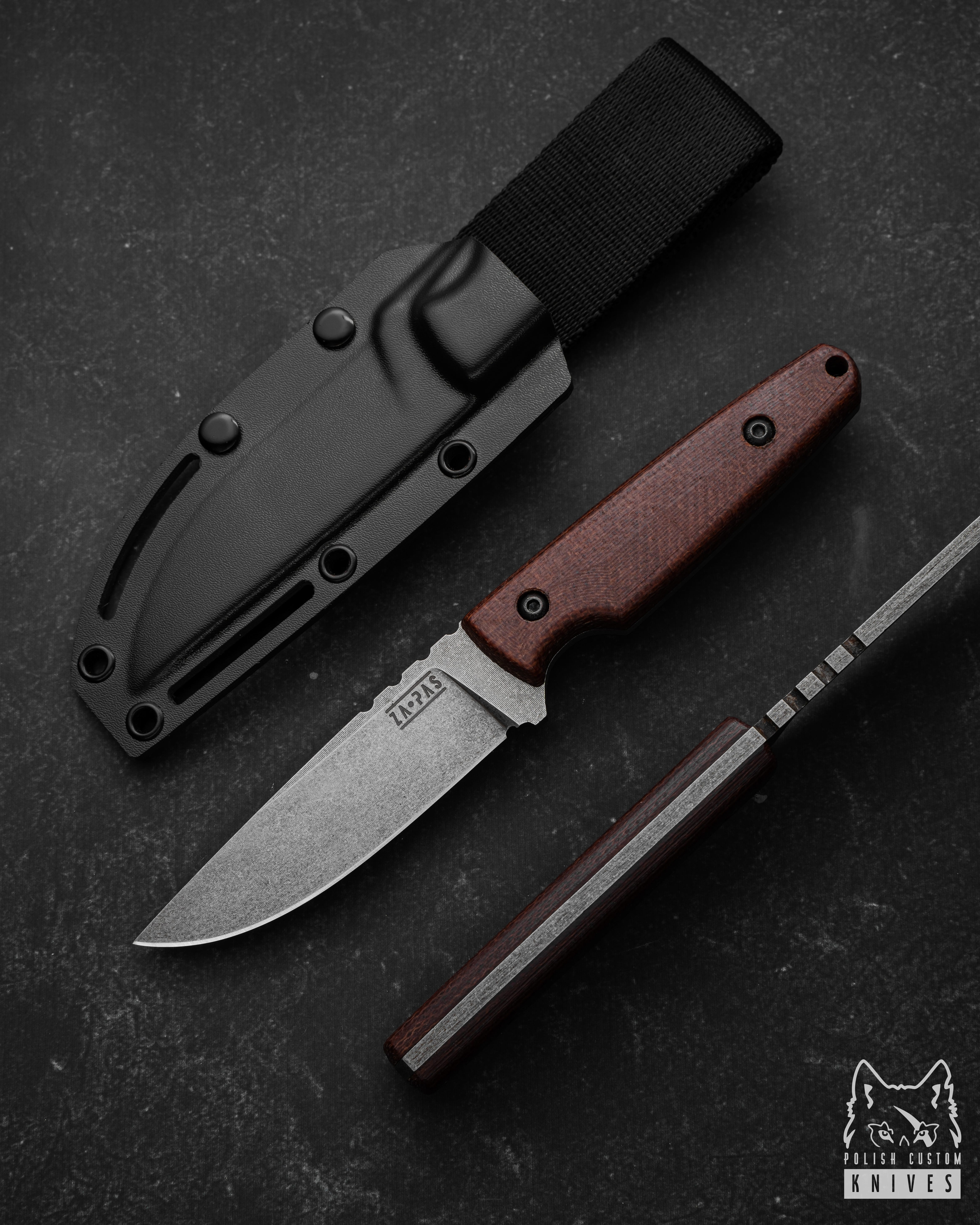 Buy SURVIVAL BUSHCRAFT KNIFE HANDIE 6 NMV O2 JUTA ACID STONEWASH