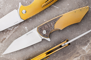 FOLDING KNIFE FOLDER VESPERTILIO #0257 MAGNACUT HERMAN KNIVES