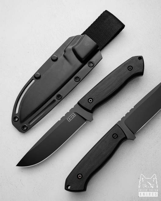 SURVIVAL BUSHCRAFT KNIFE ULTRA OUTDOOR 3 NMV O2 G10 BLACK CERAKOTE ZA-PAS