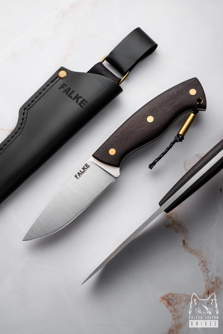 HUNTING KNIFE HUNTER STANDARD  HS 240 K110 AFRICAN WENGE FALKE