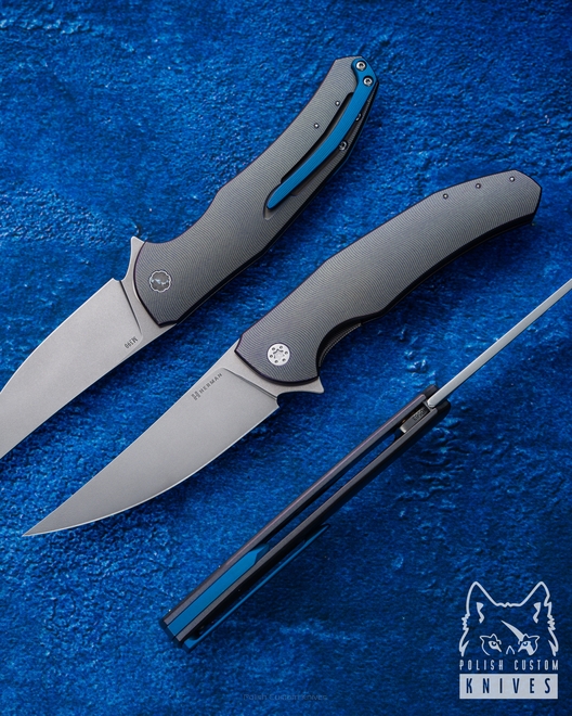 FOLDING KNIFE FOLDER ISHTAR 563 M390 HERMAN KNIVES