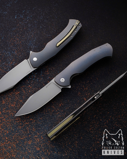FOLDING KNIFE FOLDER MANTIS #0444 MAGNACUT HERMAN KNIVES