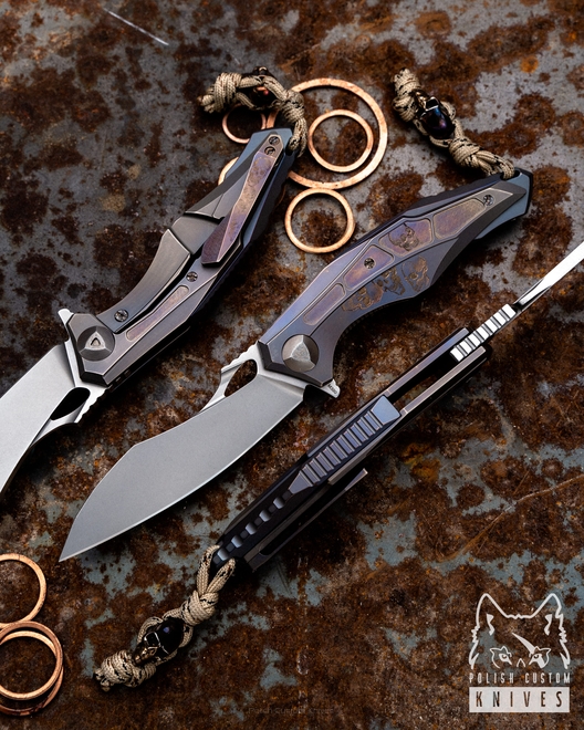 FOLDING KNIFE SINKEVICH DESIGN PIMPED by MICHO